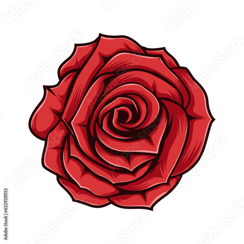 red rose flower