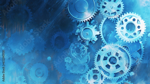 background with gears