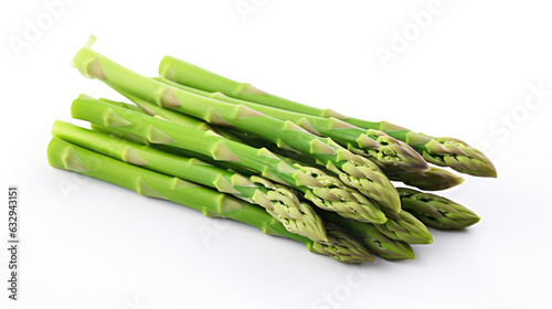 Asparagus isolated on a white background.