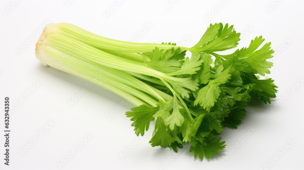 Celery isolated on a white background. Celery isolated on a white background.