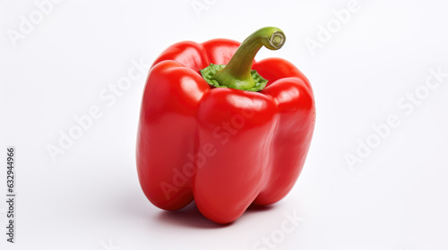 Sweet pepper isolated on a white background.