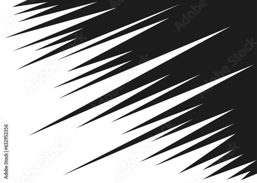 Abstract background with spike zigzag line pattern