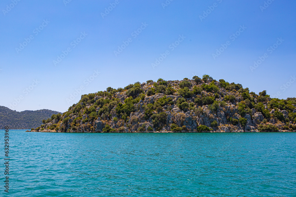 Naklejka premium tropical island