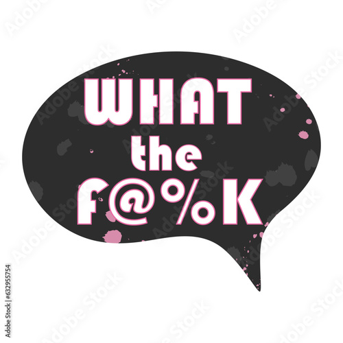 vector angry speech bubble.Swearing word. Curse words, rude text censured message collection.