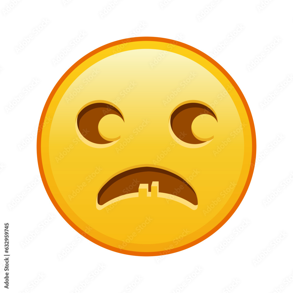 Scary halloween face Large size of yellow emoji smile Scary halloween face Large size of yellow emoji smile