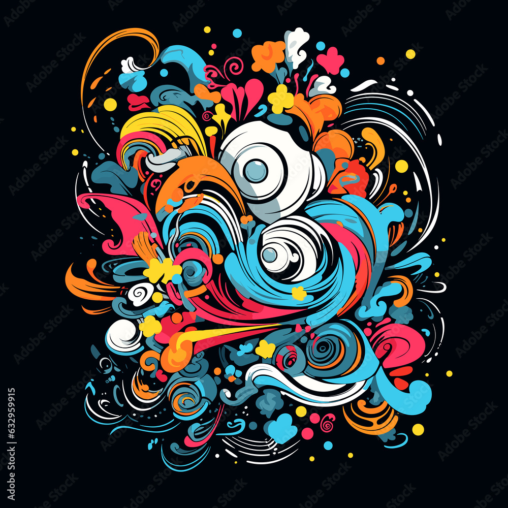 Back to school illustration in pop art style. T-shirts template Back to school illustration in pop art style. T-shirts template