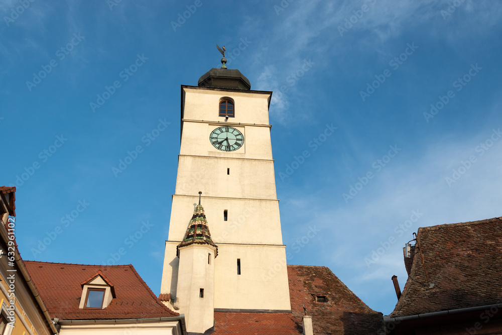 Torre del reloj de Sibiu, Rumanía