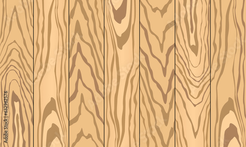Wooden floor vector illustration background. wooden vertical panel pattern vector backdrop