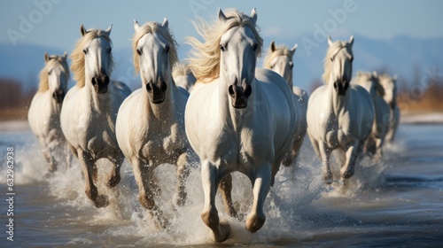 herd of horses  ai generative