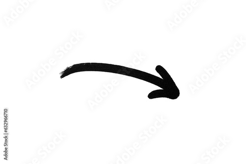arrow marker isolated png mark hand draw 