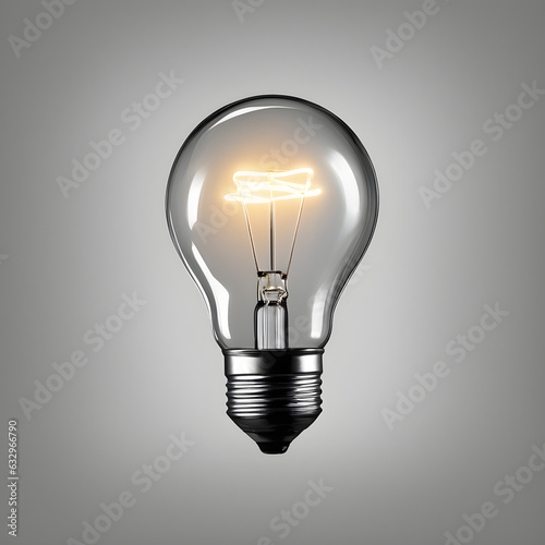 a light bulb closeup. Have an idea concept. generative AI  © Iceman_31