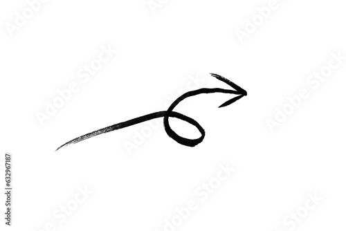 arrow marker isolated png mark hand draw 