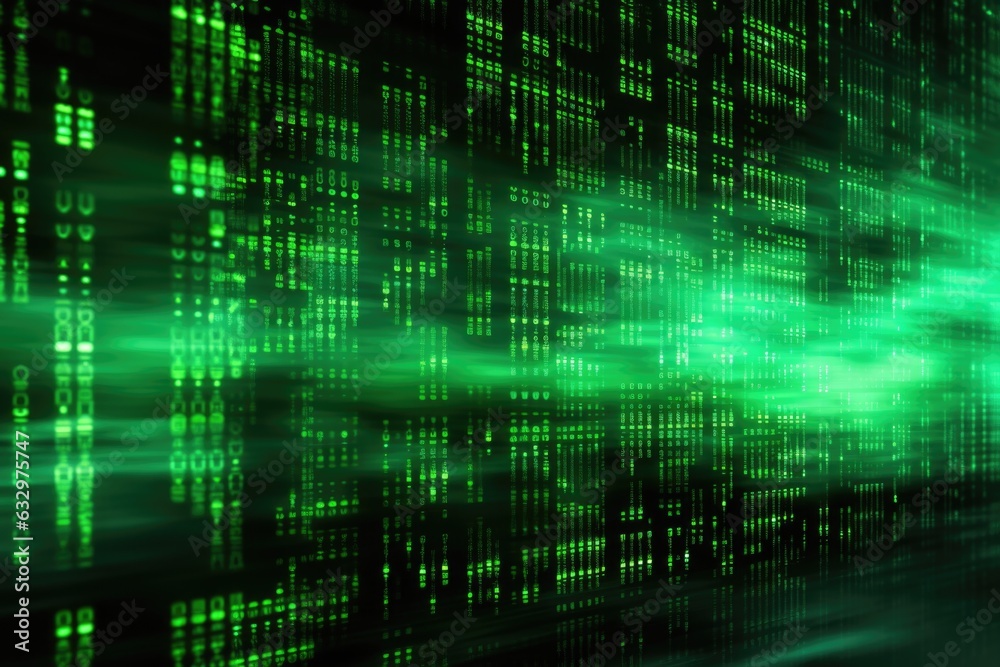 Abstract background, digital data , green matrix Abstract background, digital data , green matrix