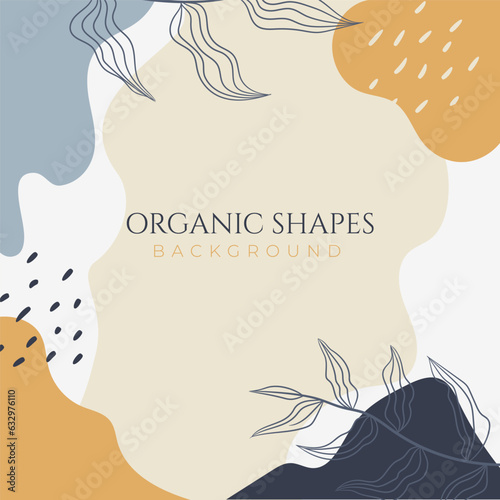 Organic Shapes Background