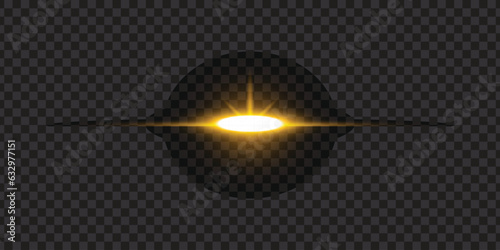 Flash Of Light, A Star On A Transparent Background.Sun, Summer. Light Sunlight Png. Light Burst Of Light Png. Vector
