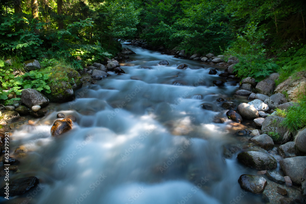 Rivers flowing from Kaçkar mountains. Streaming long exposure.
Water stream in a forest, shot made using tripod and long exposure. Rivers flowing from Kaçkar mountains. Streaming long exposure.
Water stream in a forest, shot made using tripod and long exposure.
