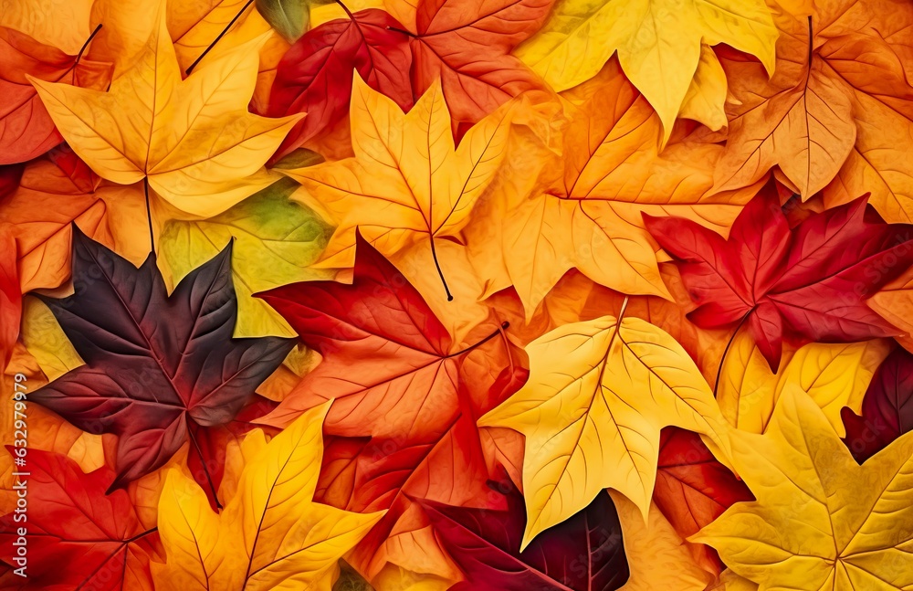 Background of autumn leaves. Autumn background. Background of autumn leaves. Autumn background.