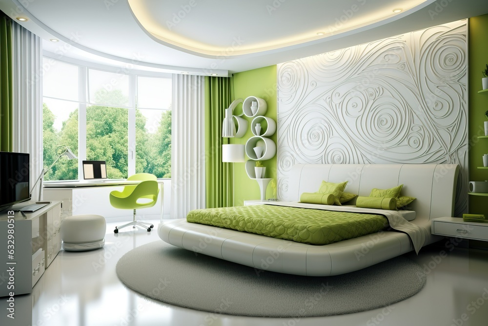 Curated visual reference: Modern Eco Friendly Home Interior Design Reference: Modern Futuristic Eco Friendly Home Interior Design In Green Ad
