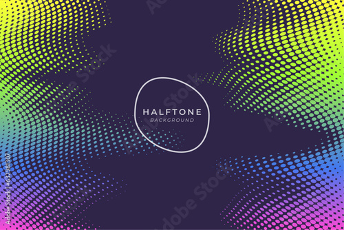 Colorful Halftone Background