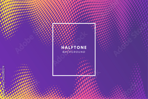 Colorful Halftone Background