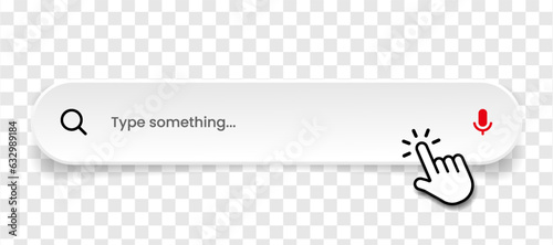 Search Bar with suggestions for UI UX design and web site. Search Address and navigation bar icon. Collection of search form templates for websites. Search engine web browser window template.