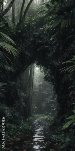 Rainforest in the morning
