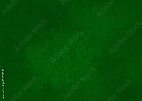 Green abstract background. Black green emerald vintage backdrop, texture of board, paper, wall, paint stains. Dark wallpaper with place for design  © olgaarkhipenko