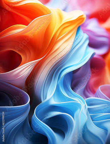 Abstract Colorful Swirls