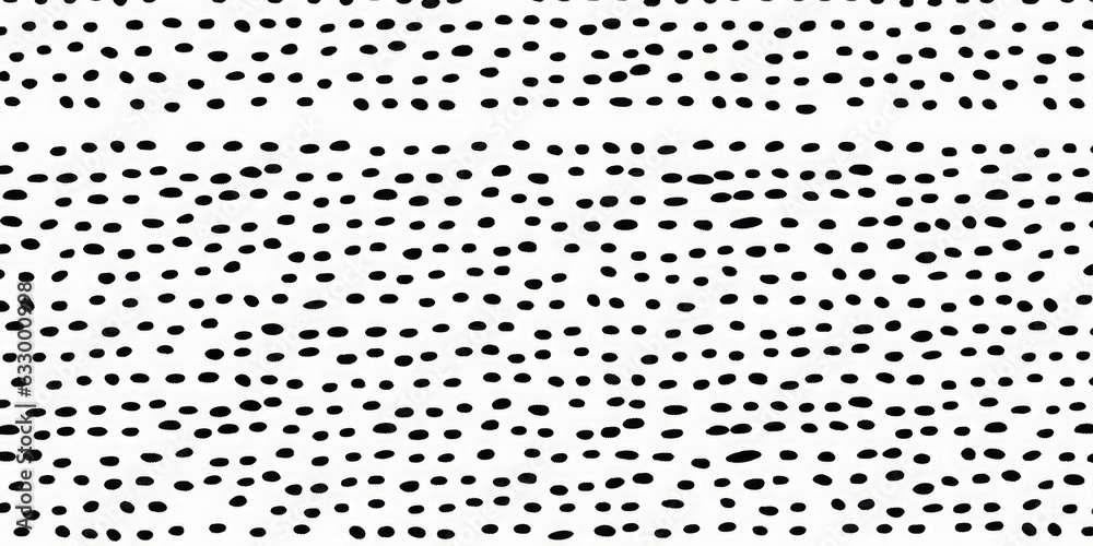 Seamless abstract hand drawn polkadot horizontal stripes doodle drawing pattern overlay. Trendy black ink pen wonky polka dot lines textile design illustration isolated on background, Generative AI Seamless abstract hand drawn polkadot horizontal stripes doodle drawing pattern overlay. Trendy black ink pen wonky polka dot lines textile design illustration isolated on background, Generative AI