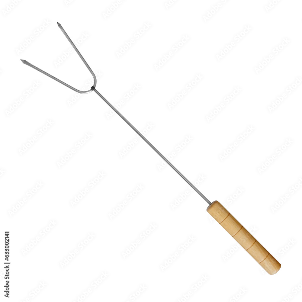 Barbecue fork grill tool isolated on transparent background Barbecue fork grill tool isolated on transparent background