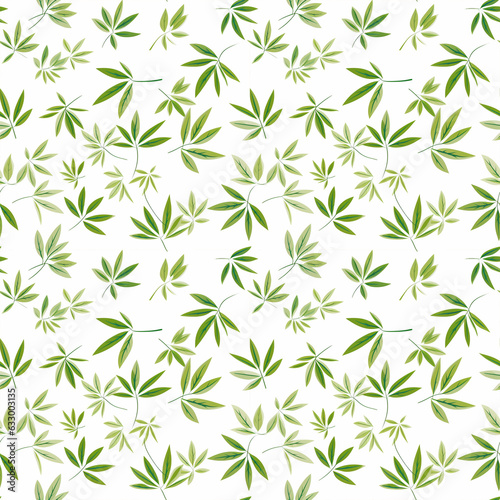 Seamless Pattern  a pattern of leaves for use in printed materials or in sectors.