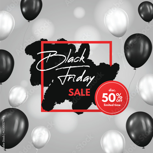 Black Friday Sale Frame Background