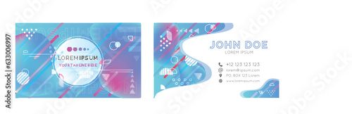 Soft Gradient Creative Name Card Template