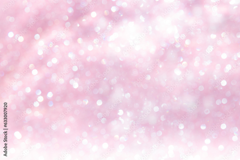 Pink abstract sparkles or glitter lights Defocused circles bokeh Pink abstract sparkles or glitter lights Defocused circles bokeh