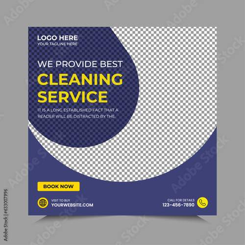 Cleaning Service A4 Flyer Template Design. House cleaning service poster flyer template, Poster brochure design, Flyer, leaflet design. Vector illustrator eps 10 version Editable and Print ready.