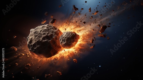 A Huge Meteor travelling at Incredible Speed to the Earth.