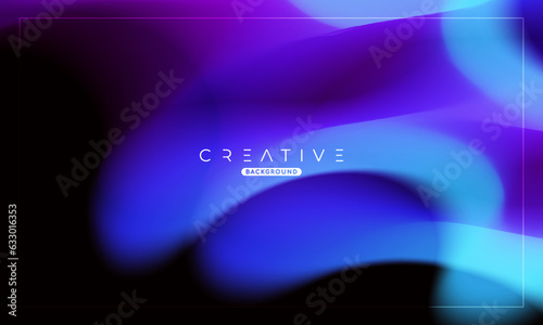 Abstract liquid gradient Background. Fluid color mix. Blue and Black Color blend. Modern Design Template For Your ads, Banner, Poster, Cover, Web, Brochure, and flyer. Vector Eps 10