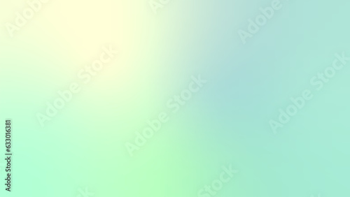 Colorful Pastel Green Blue Gradient Blurry Background. Abstract Art Wallpaper. Vector Illustration