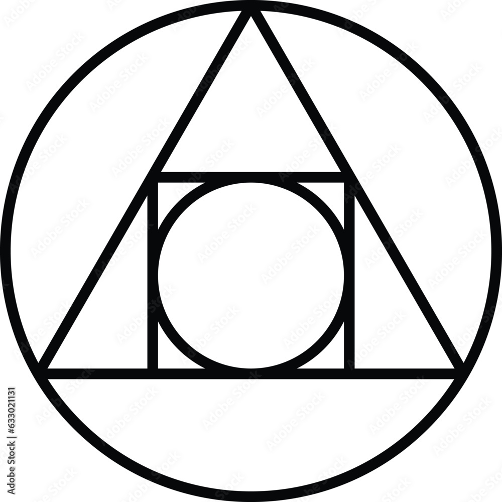 Squared Circle Symbol Philosopher Stone Alchemical Symbol Alchemy squared-circle-symbol-philosopher-stone-alchemical-symbol-alchemy