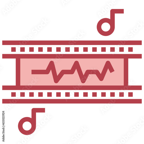 SOUNDTRACK line icon,linear,outline,graphic,illustration
