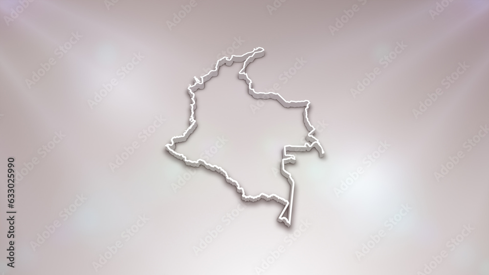 Colombia 3D Map on White Background,
Useful for Politics, Elections, Travel, News and Sports Events
Colombia 3D Map on White Background,
Useful for Politics, Elections, Travel, News and Sports Events