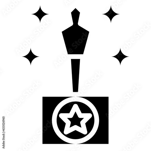 OSCAR AWARD line icon,linear,outline,graphic,illustration