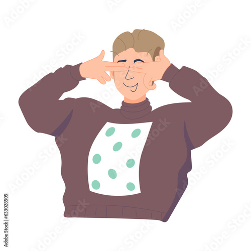 Hiding Face 