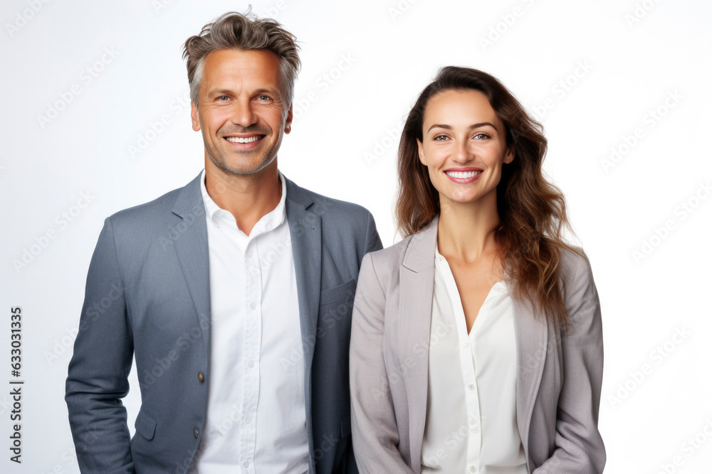 portrait of a smiling business team person portrait of a smiling business team person