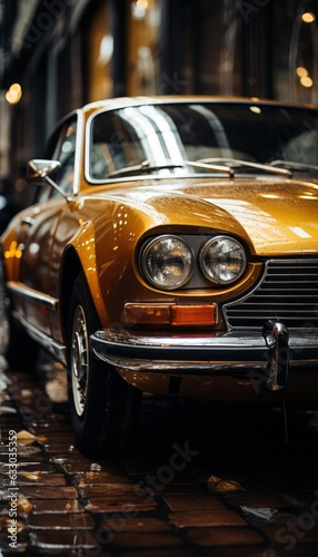 Awesome vintage wished car. © DmitriRich