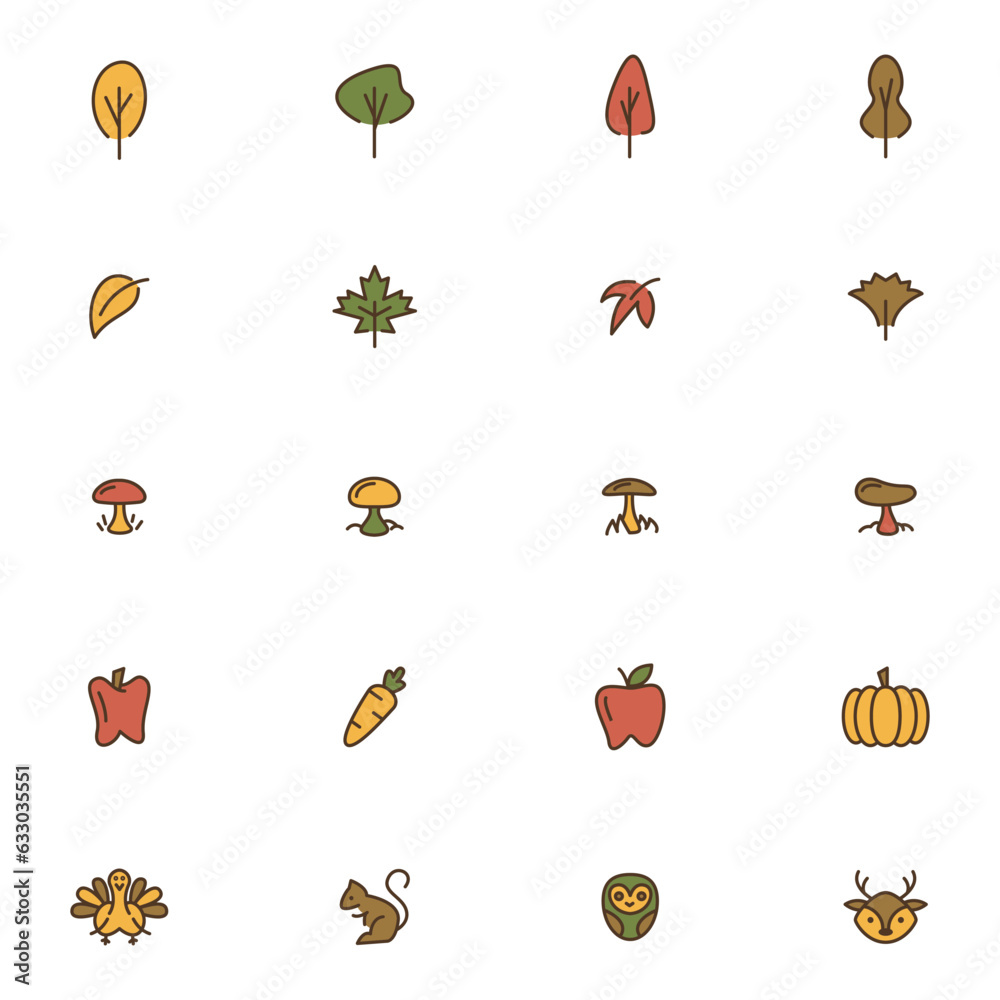 Autumn Color Icons