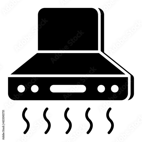 An icon design of extractor hood 