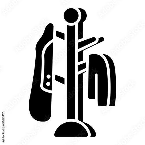 Premium download icon of coat rack