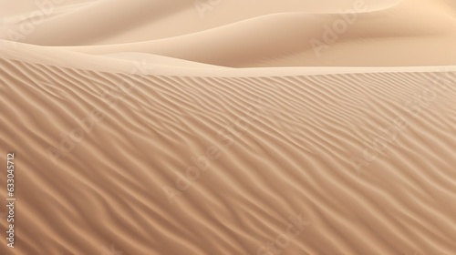 sand dunes in the desert. Generative AI