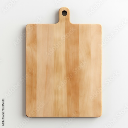 cutting board isolated on white background. Generative AI